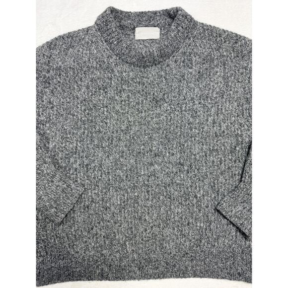 Everlane Sweaters - Everlane Grey Alpaca Wool Blend Sweater Medium M New Luxury Minimalist Knit